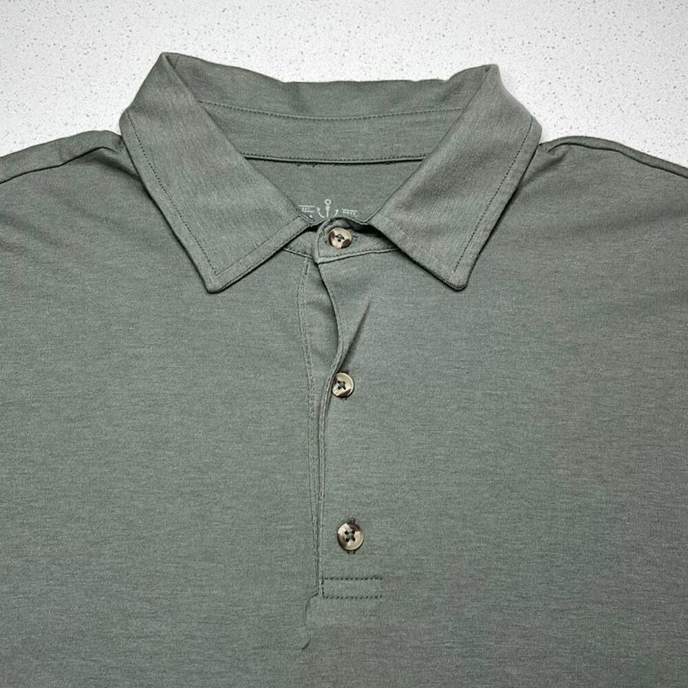 Fresh Clean Tees Green Performance Polo Mens XL